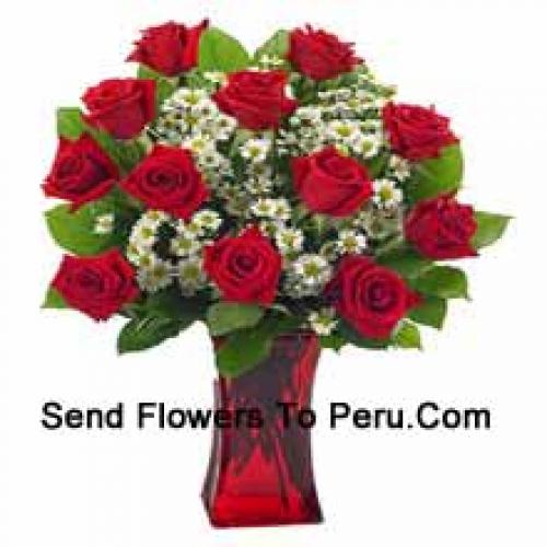 Lovely 12 Red Roses