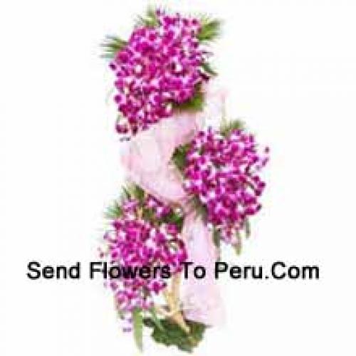 Pink Orchids Exotic Tall Arrangement